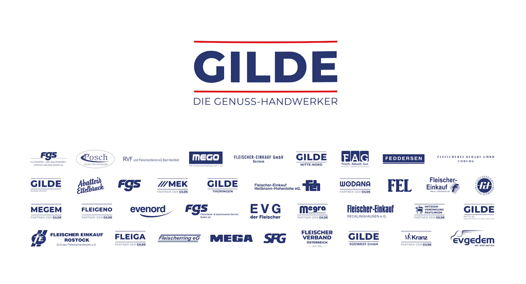 Logos aller GILDE-Partner